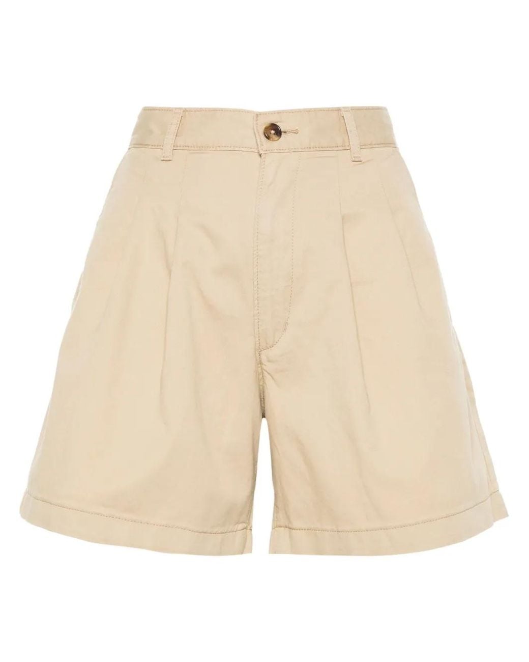 Levi's Natural Pleat-Detail Shorts