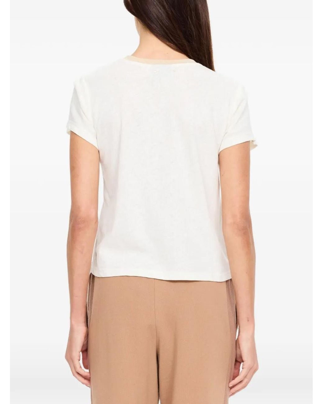 The Upside White Crew-Neck T-Shirt