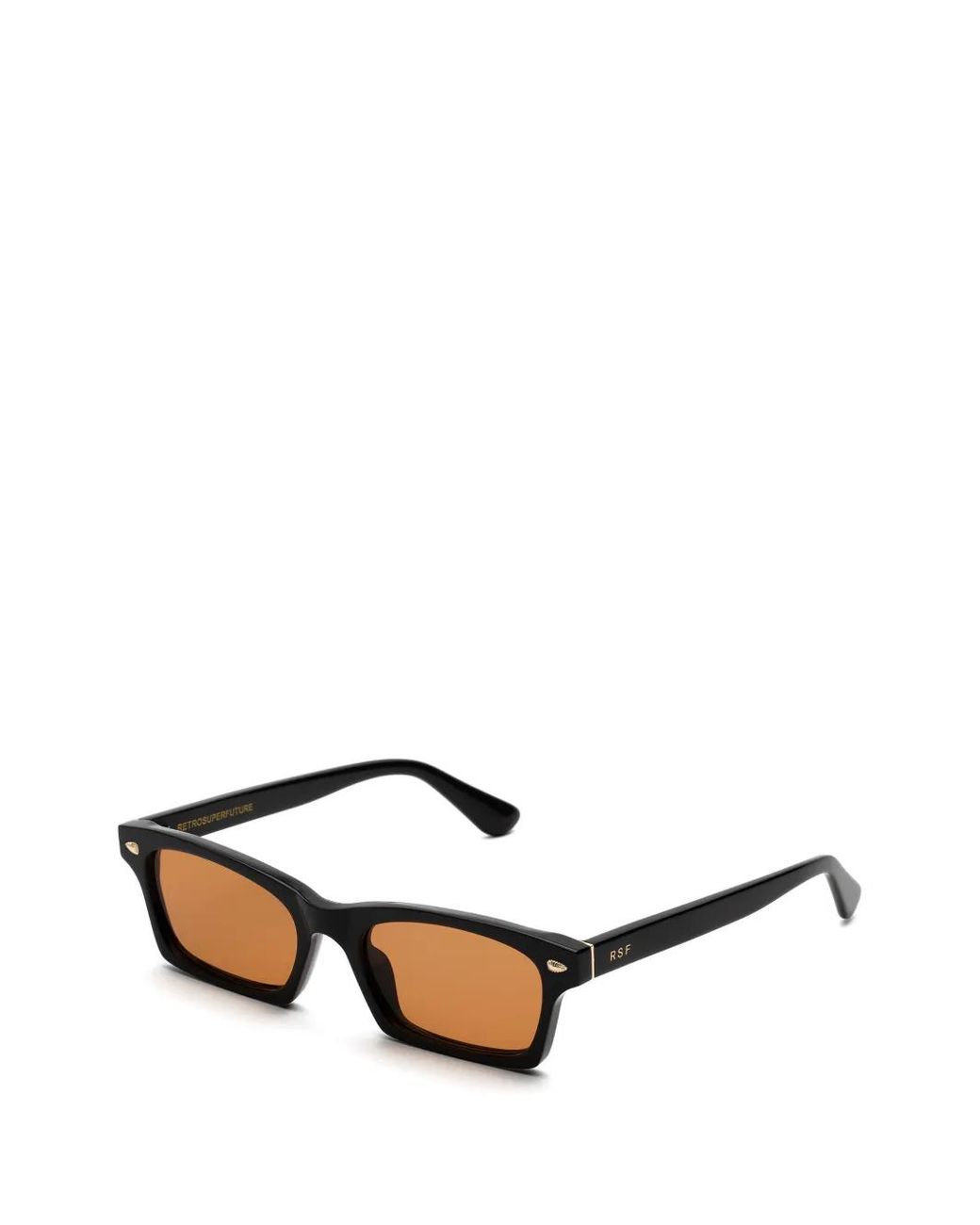 Retrosuperfuture Black Tayo Rectangle-Frame Sunglasses
