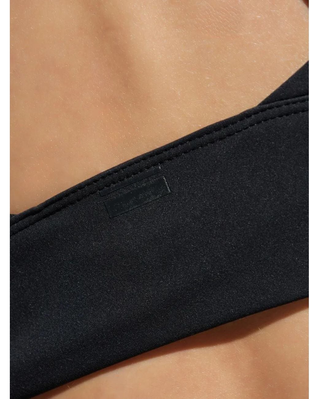 Rethinkit Studios Black Sienna Crossover-Strap Training Top