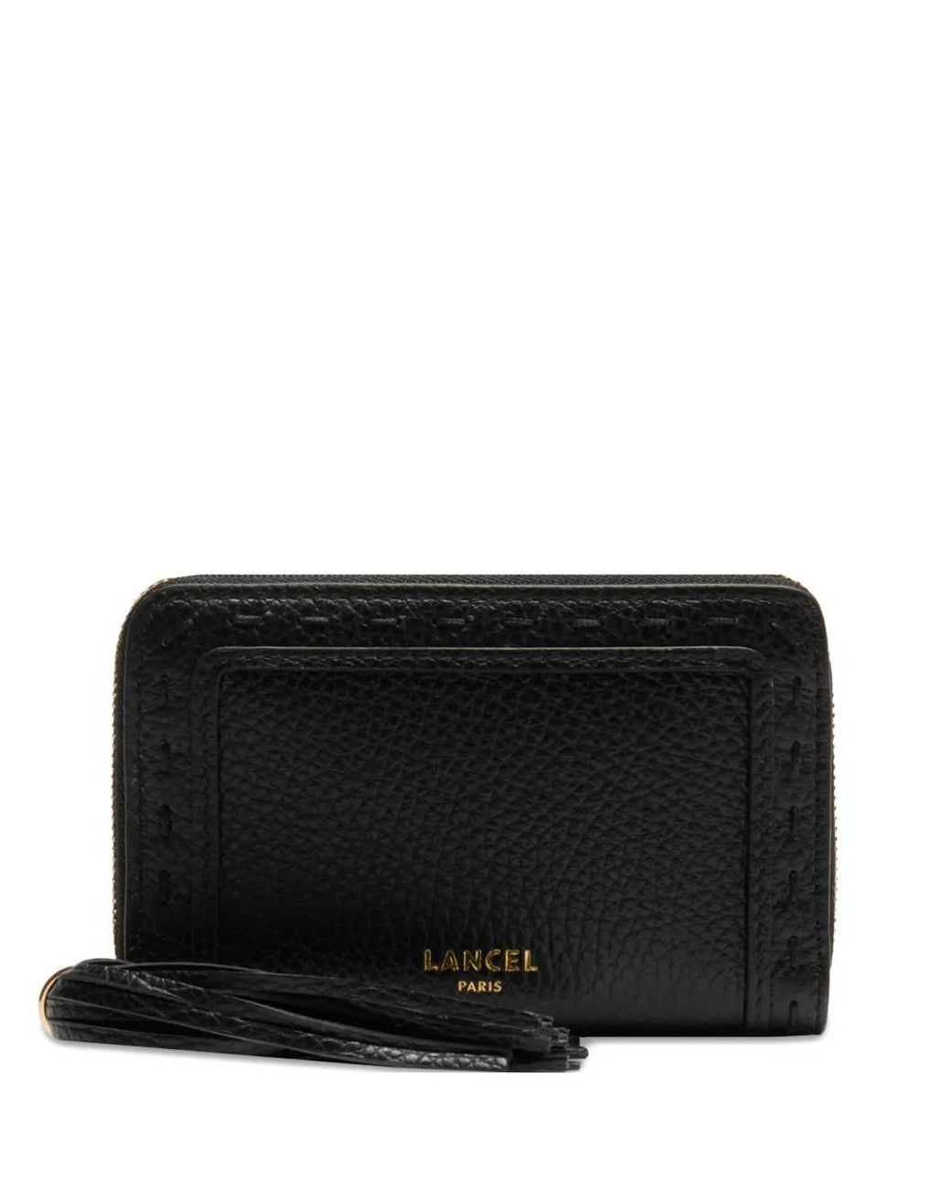 Lancel Black Portefeuille Zippé Premier Flirt