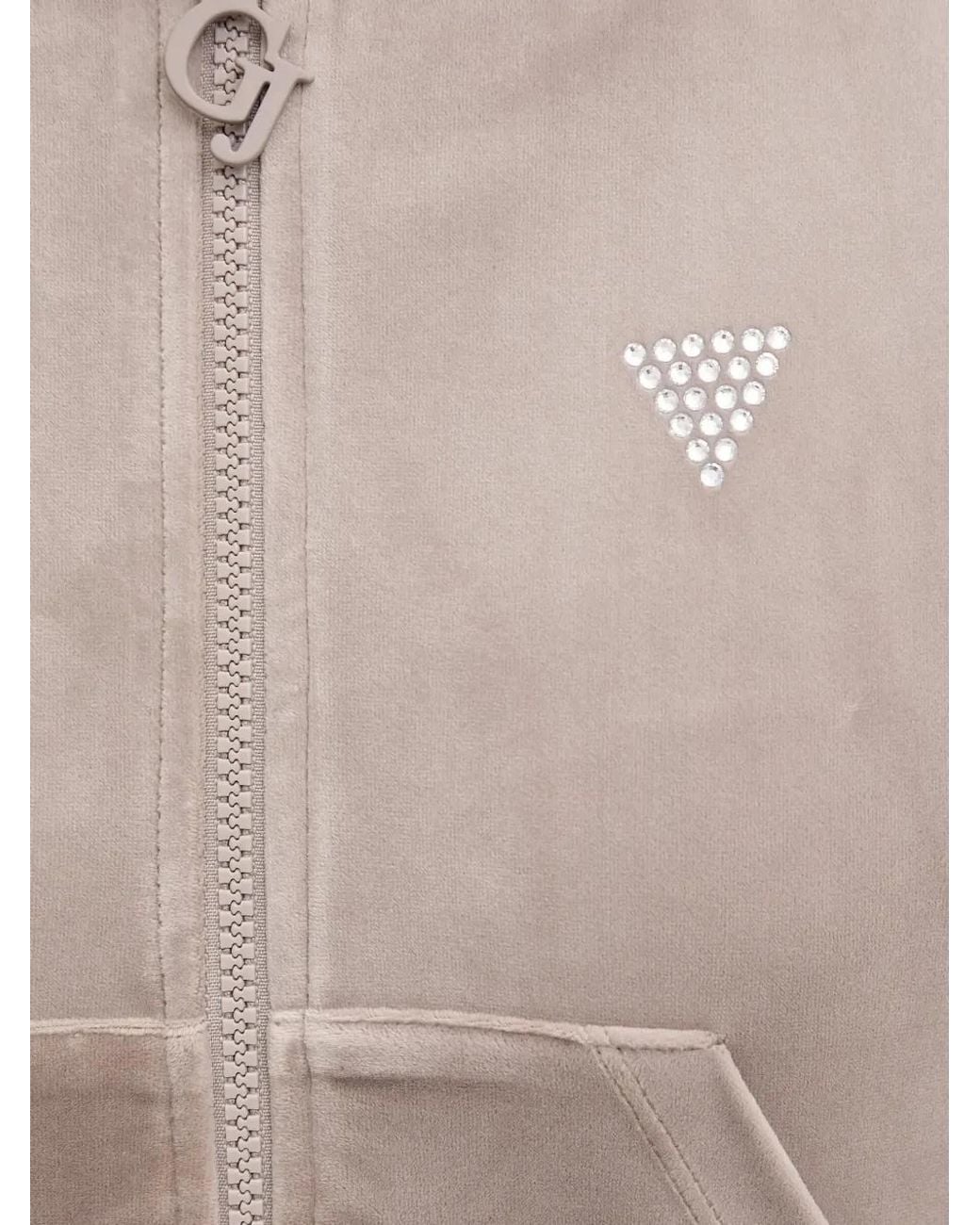 Guess Gray Zip-Up Jacket