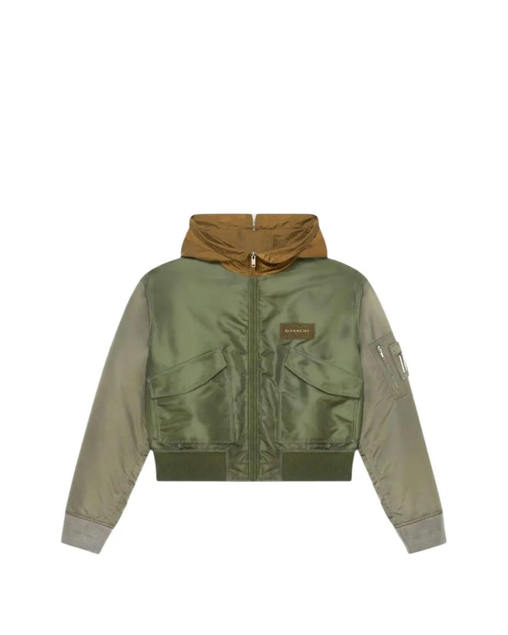 Veste Bomber À Capuche Givenchy pour homme en coloris Green