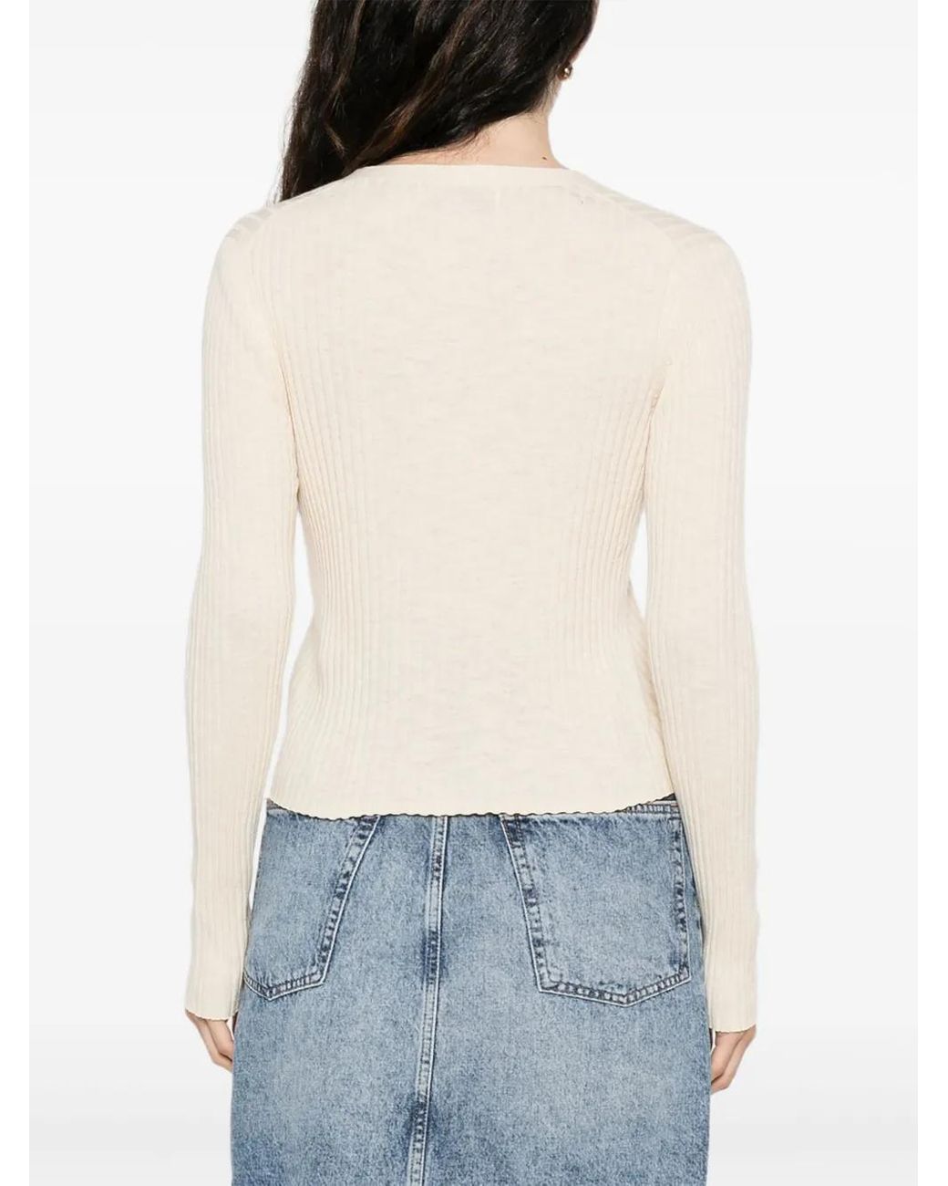 Marc O' Polo Natural Cotton-Linen Cardigan