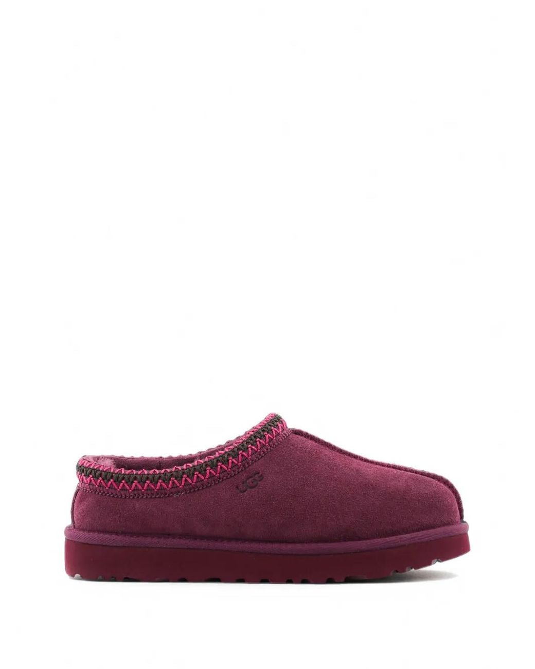 Ugg Purple Tasman Ii Leather Flat Mules