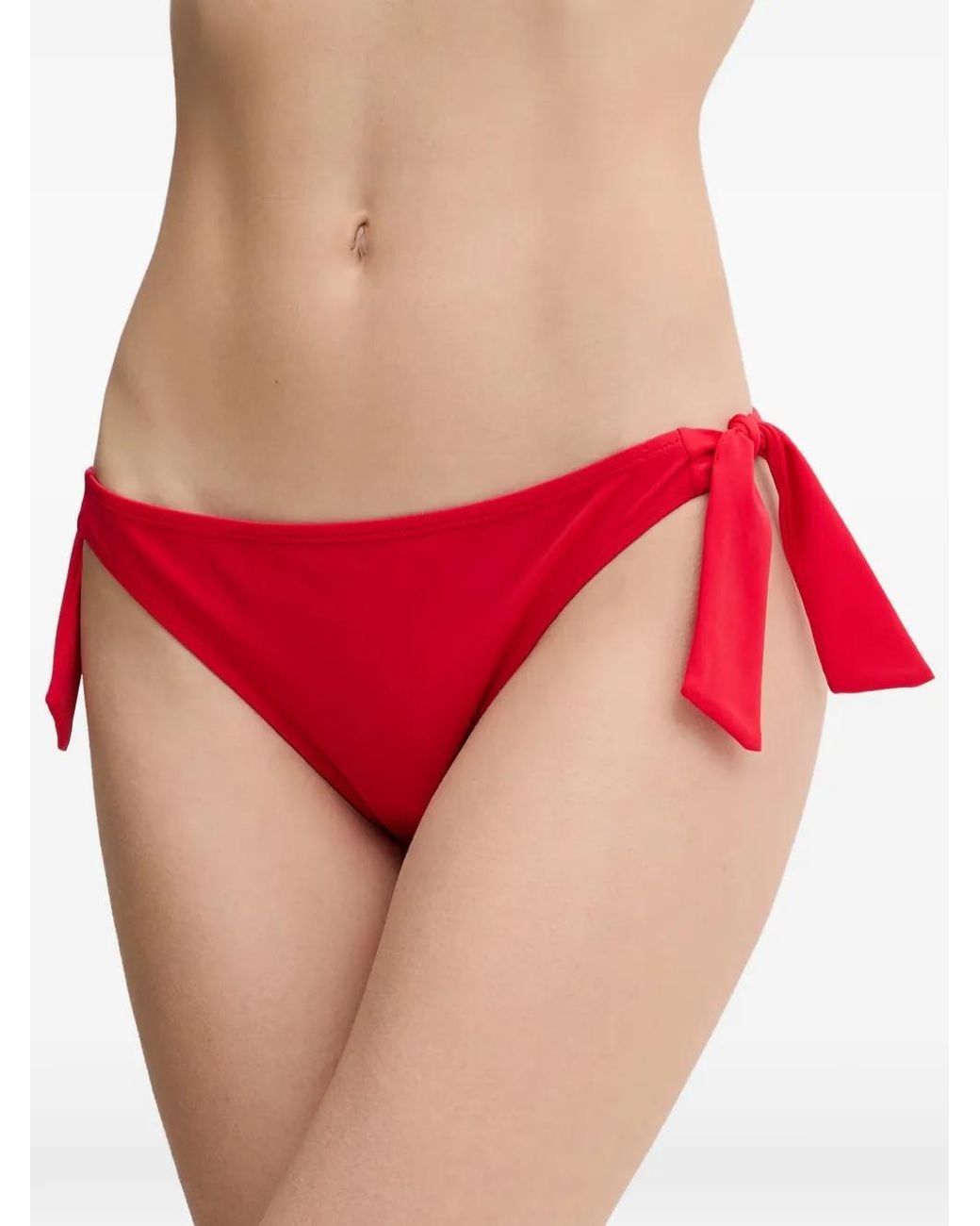 Bikini Con Logo Estampado EA7 de color Red