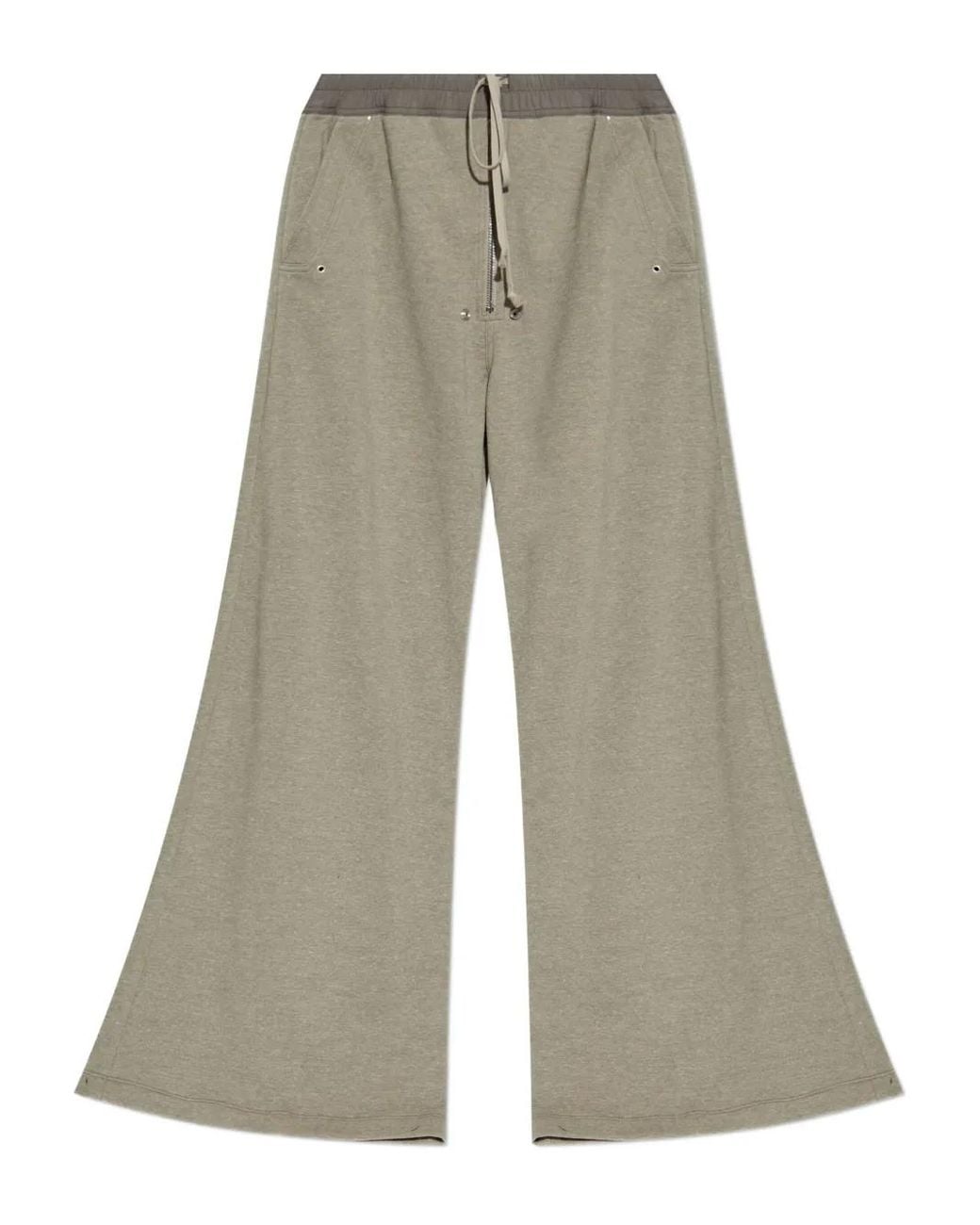Rick Owens Gray Geth Belas Wide-Leg Trousers for men