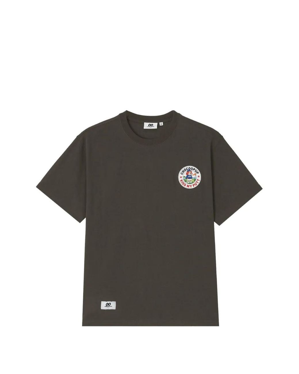 Chocoolate Black Graphic-Patch T-Shirt for men