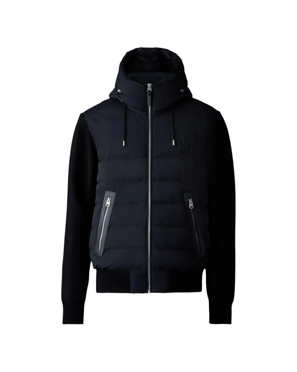 Mackage Blue Veste Matelassée Andrew-Z À Empiècements for men