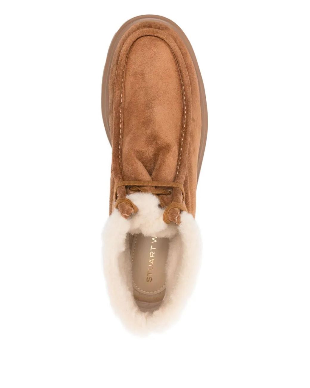 Stuart Weitzman Brown Silk Nylon Blend