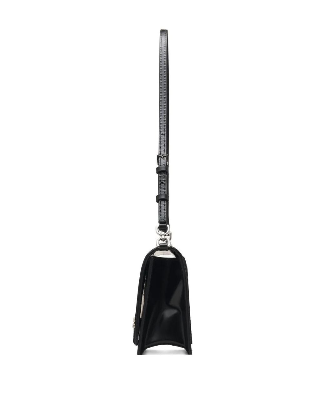 Marc Jacobs Black The Mirror Shoulder Leather Bag
