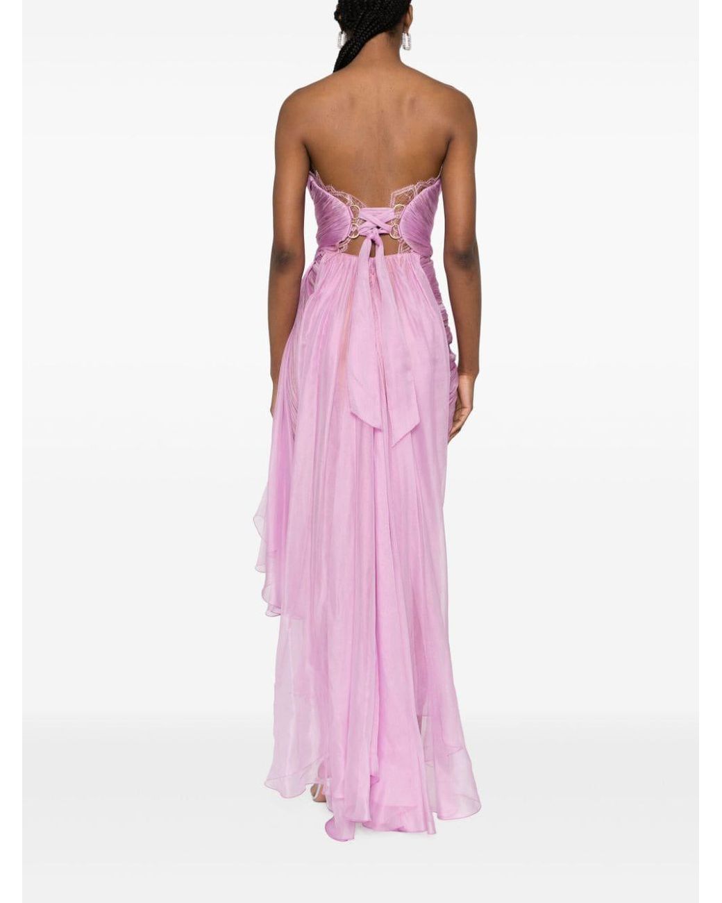 Maria Lucia Hohan Julie Maxi Dress in Pink | Lyst