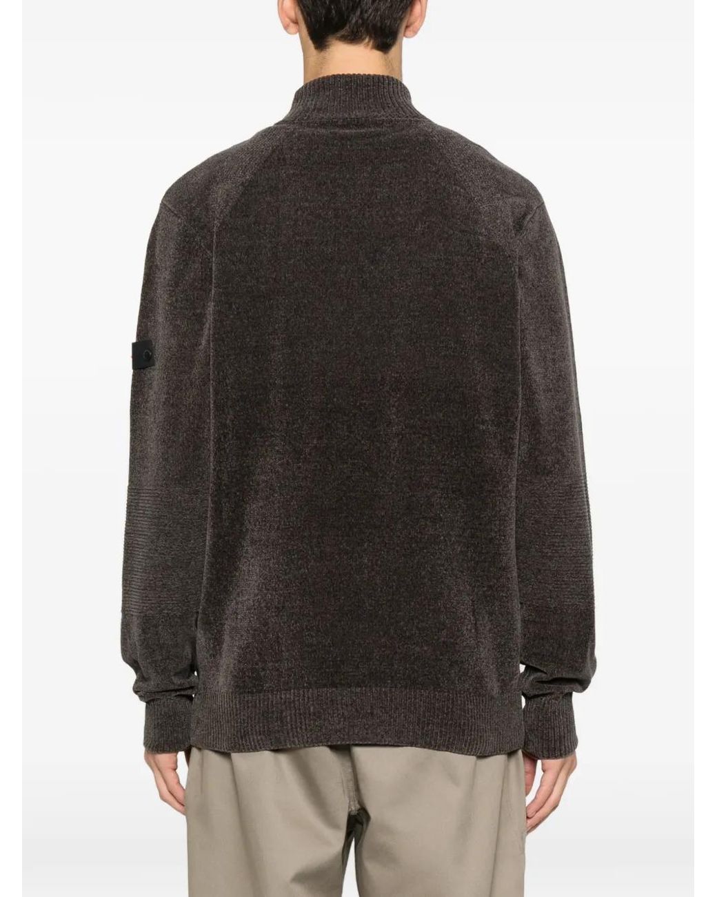 Peuterey Brown Prampolini Roll-Neck Long-Sleeve Sweater for men