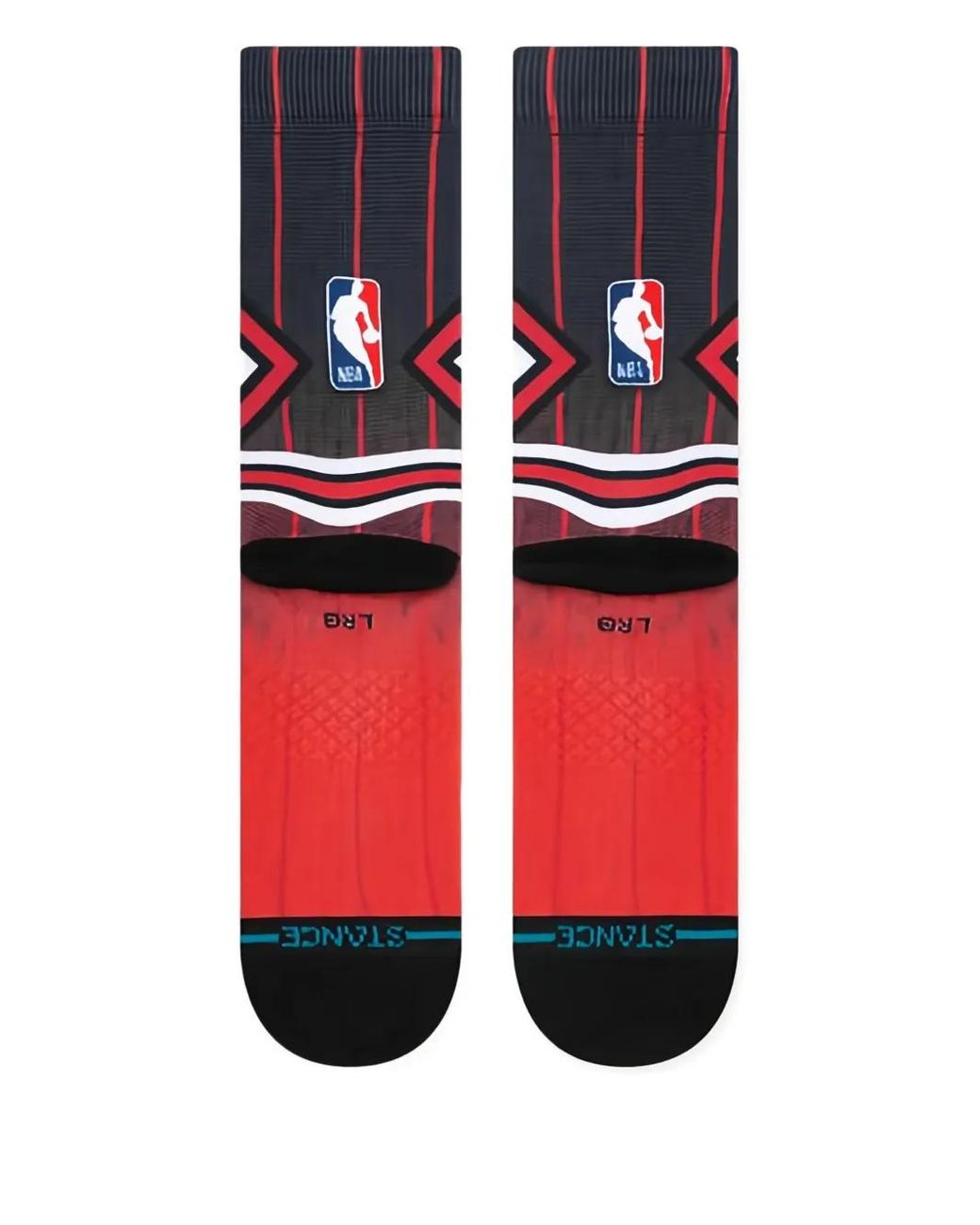 Stance Red X Nba Chicago Bulls Fader Socks for men