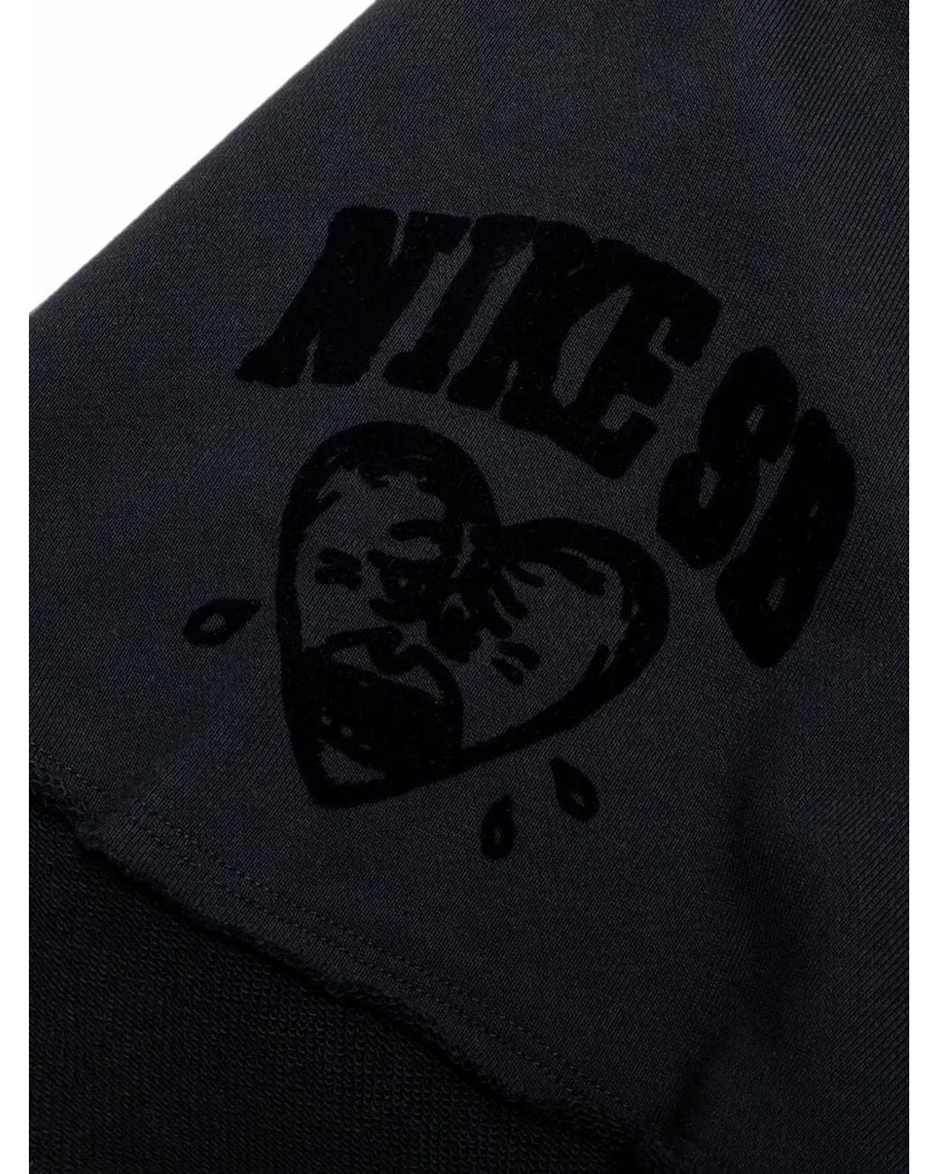 Nike Blue Raw-Cut Track Shorts for men