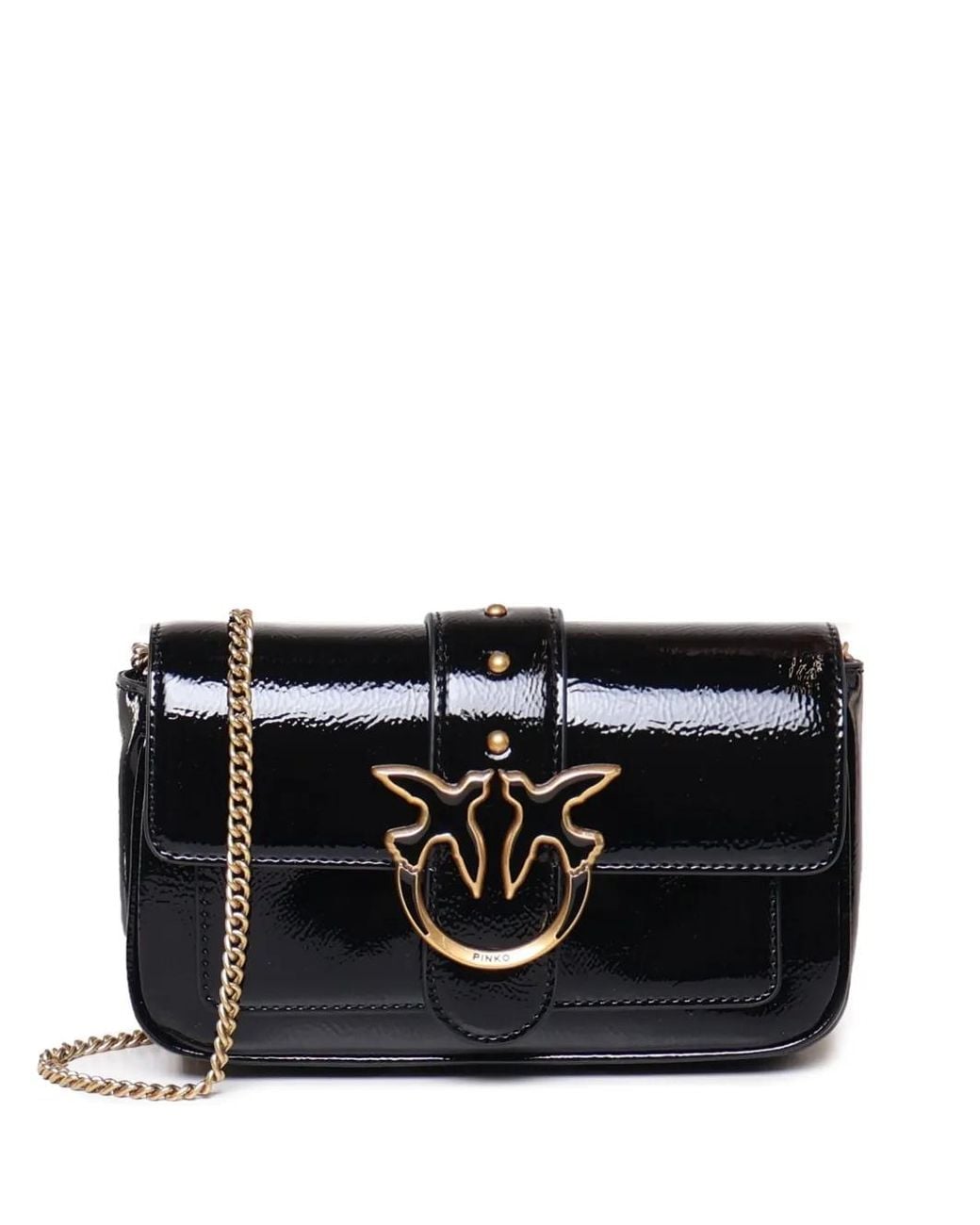 Pinko Black Love One Shoulder Bag