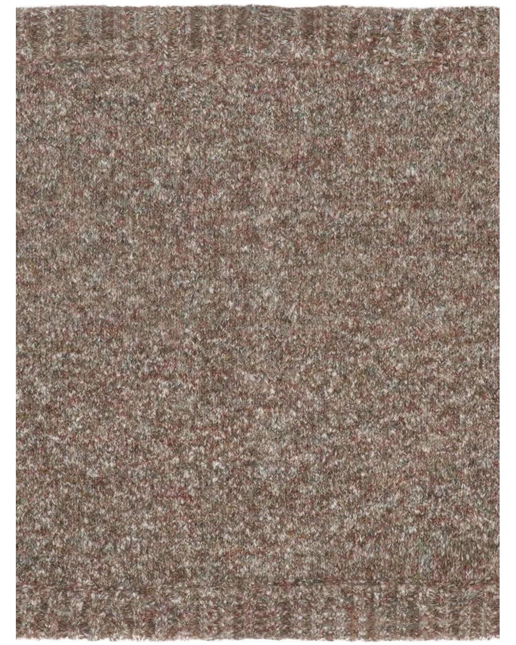 RANRA Brown Chunky-Kniy Scarf for men