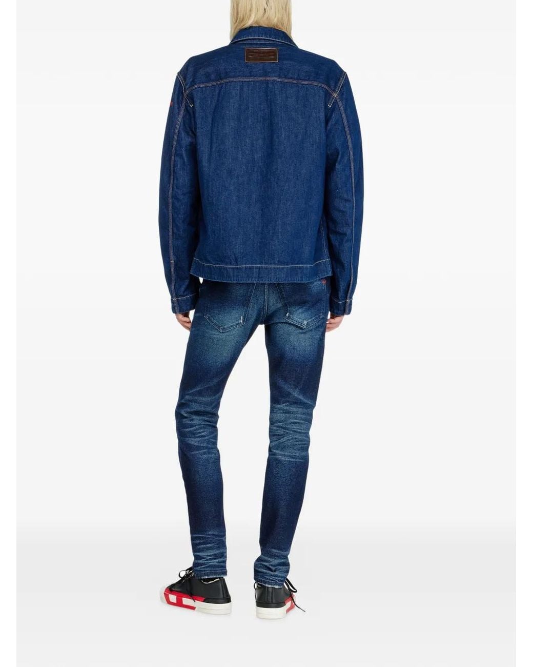 DIESEL Blue Slim Jeans 2019 D-Strukt 0Kbbu Jeans for men