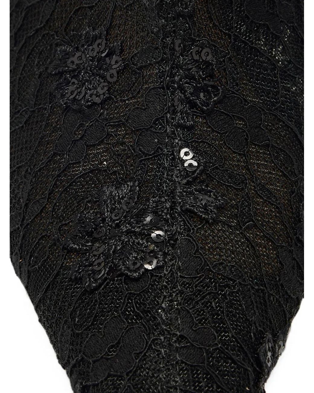 Badgley Mischka Black Raya Sequin-Embellished Ankle Boots