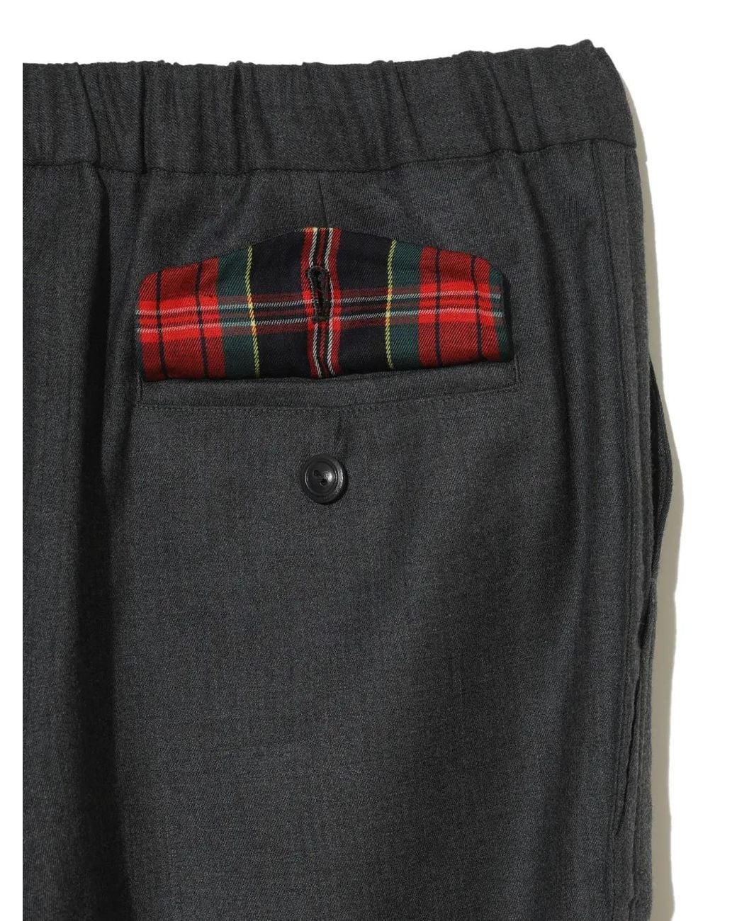 Undercover Gray Elasticated-Waist Trousers for men