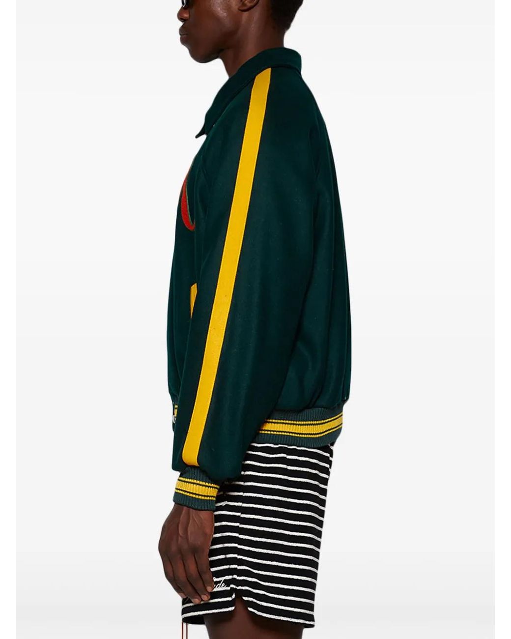 Veste Bomber Varsity Rhude pour homme en coloris Black