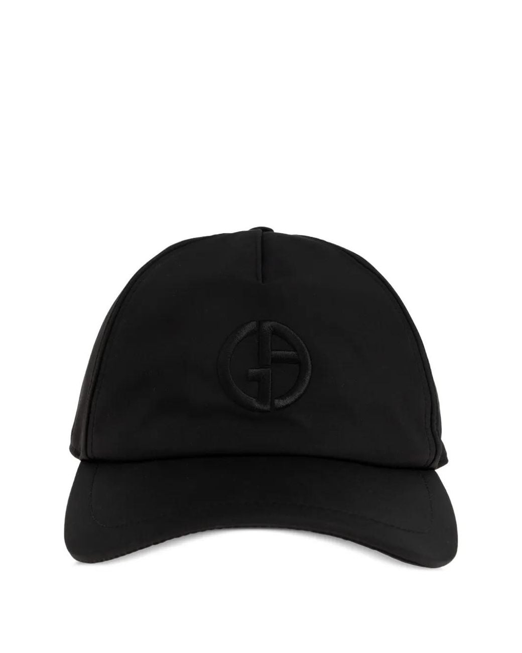 Giorgio Armani Black Baseball Cap for men