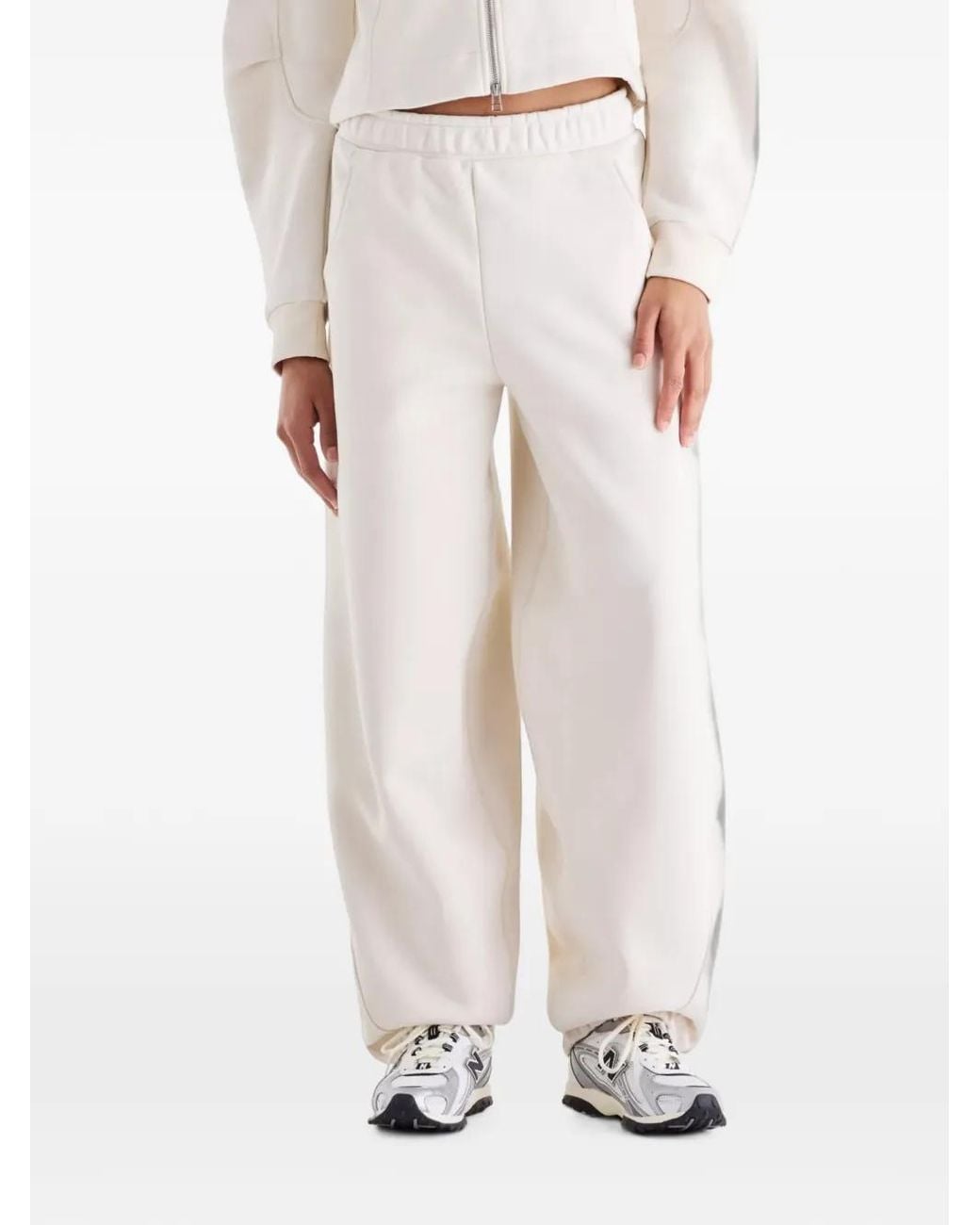 New Balance White Athletics Crafted Fleece Pants