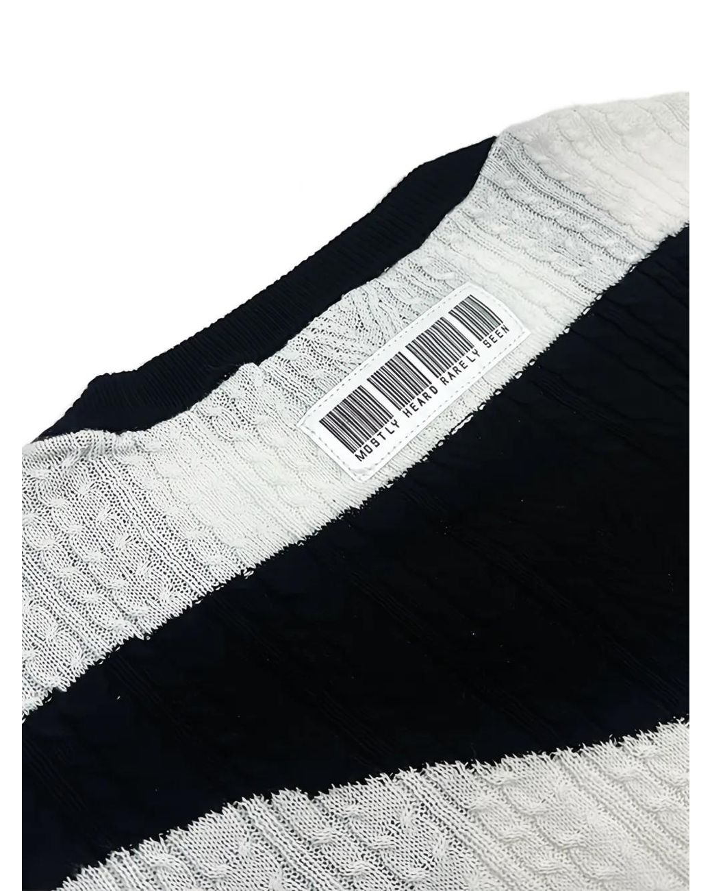 Haut En Maille Torsadée Mostly Heard Rarely Seen pour homme en coloris Black