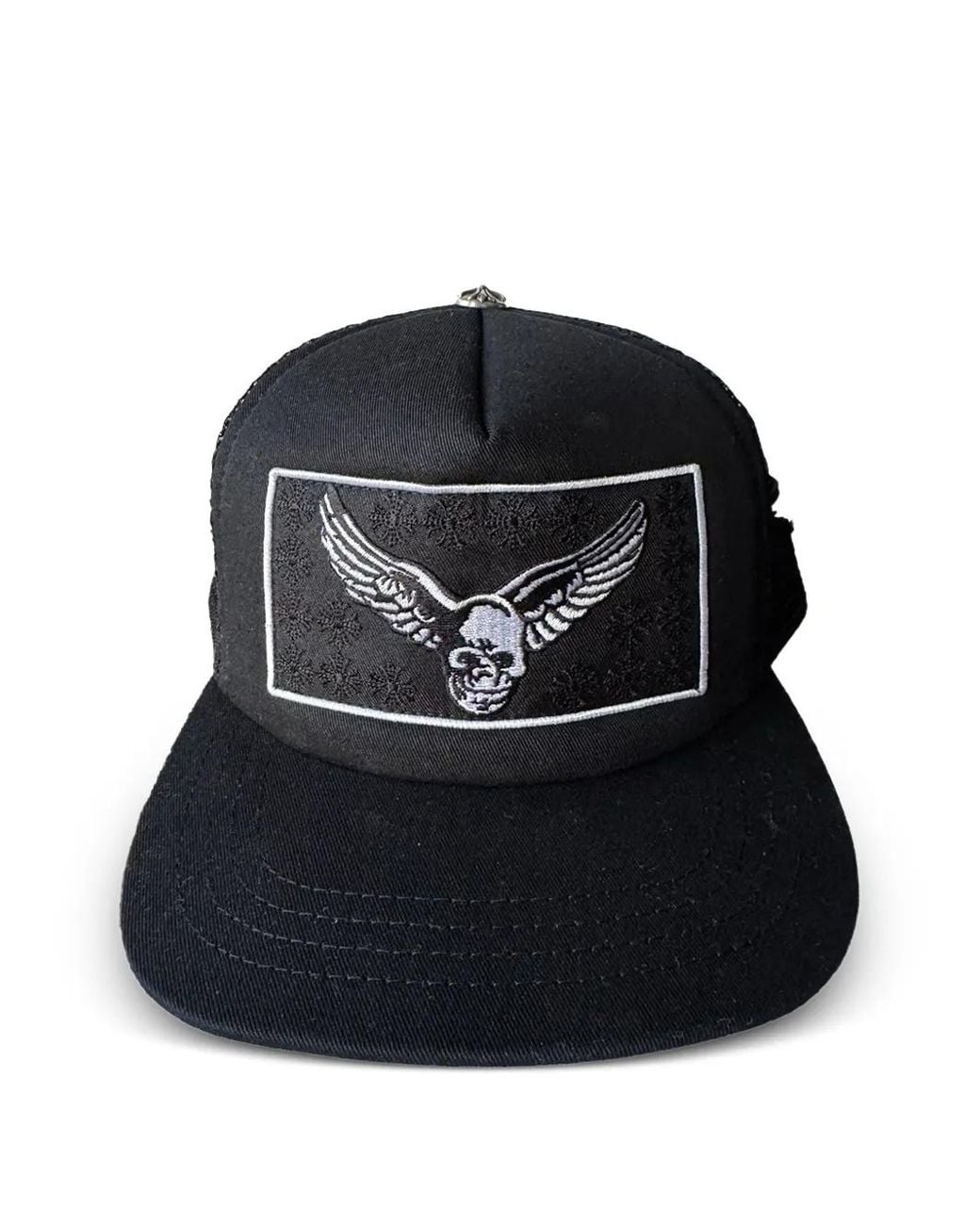 Chrome Hearts Foti X Yungblud X Aerosmith Trucker Hat in Black for