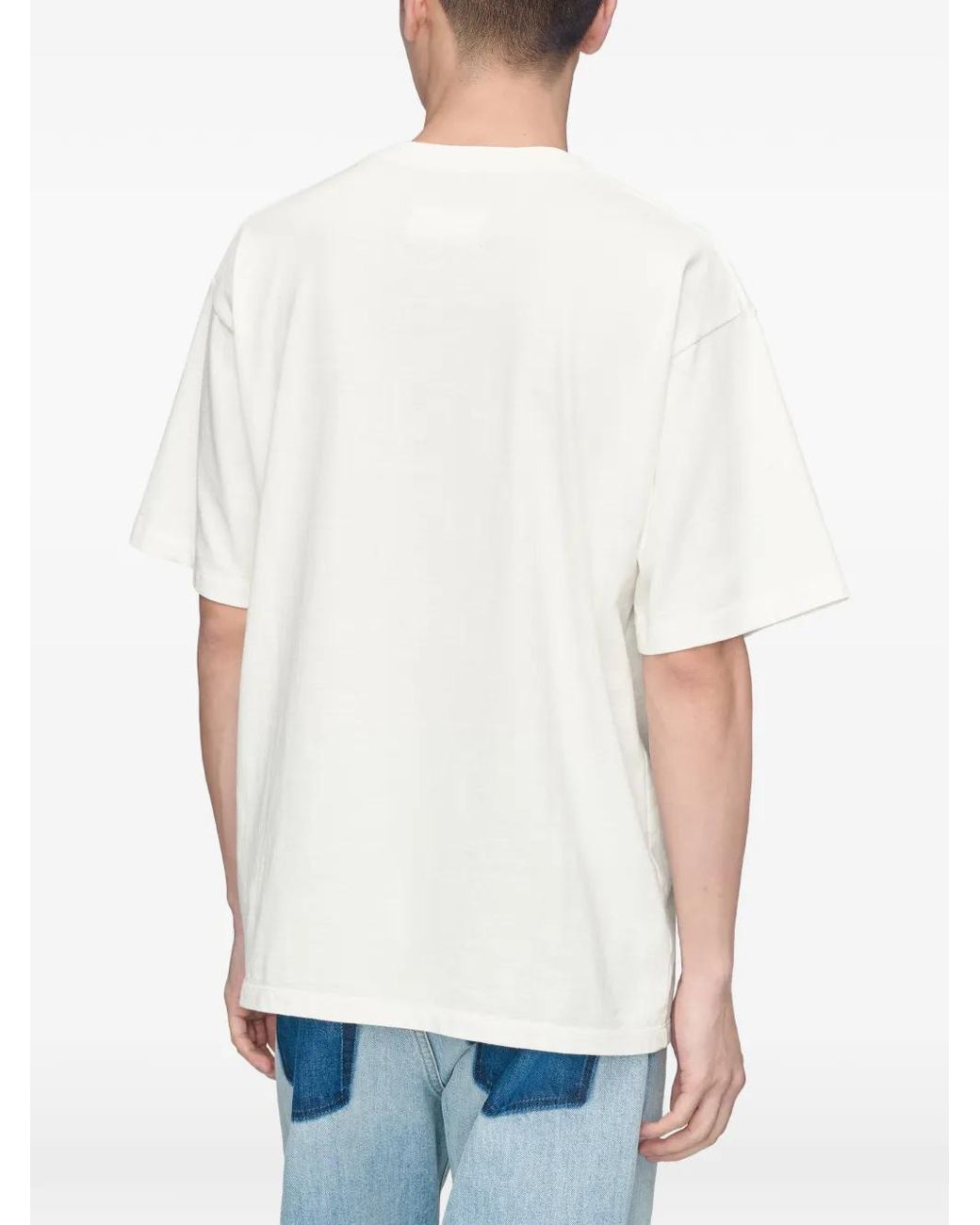 Maison Margiela White Double Layered T-Shirt for men