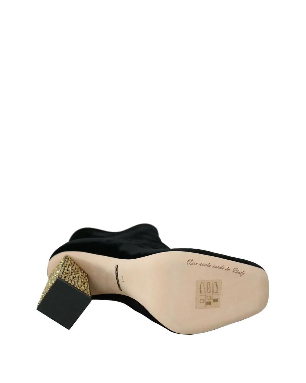 Dolce & Gabbana Black Studded Ankle Boots
