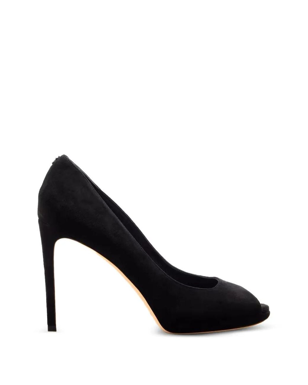 Jimmy Choo Black Riya Peep-Toe Pumps