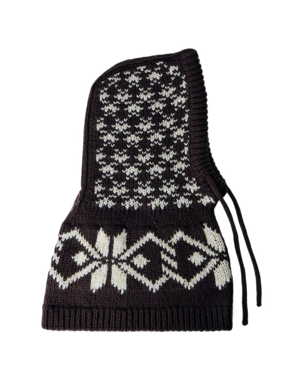 Moncler Black Jacquard Sequin Balaclava