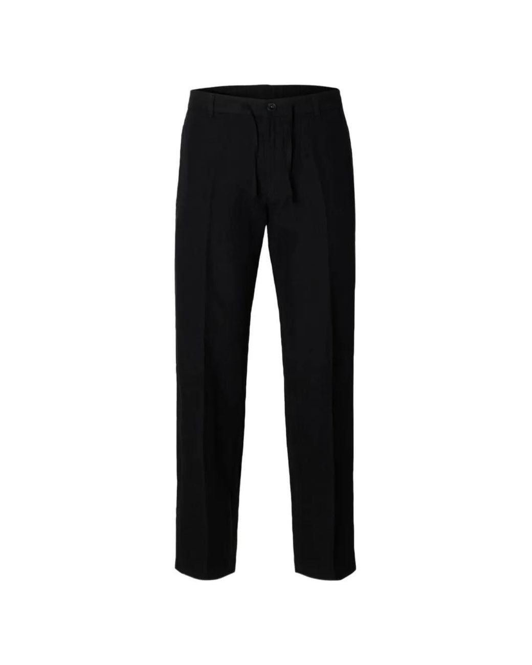 Pantaloni 196 di SELECTED in Black da Uomo