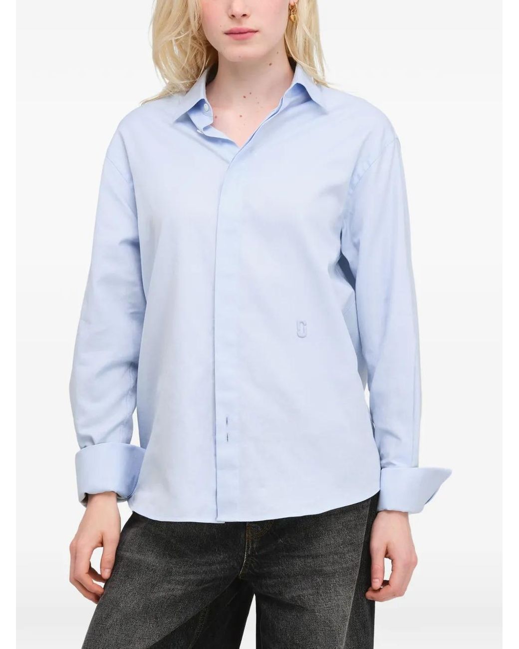 Marc Jacobs Blue Pop J Marc Oxford Shirt