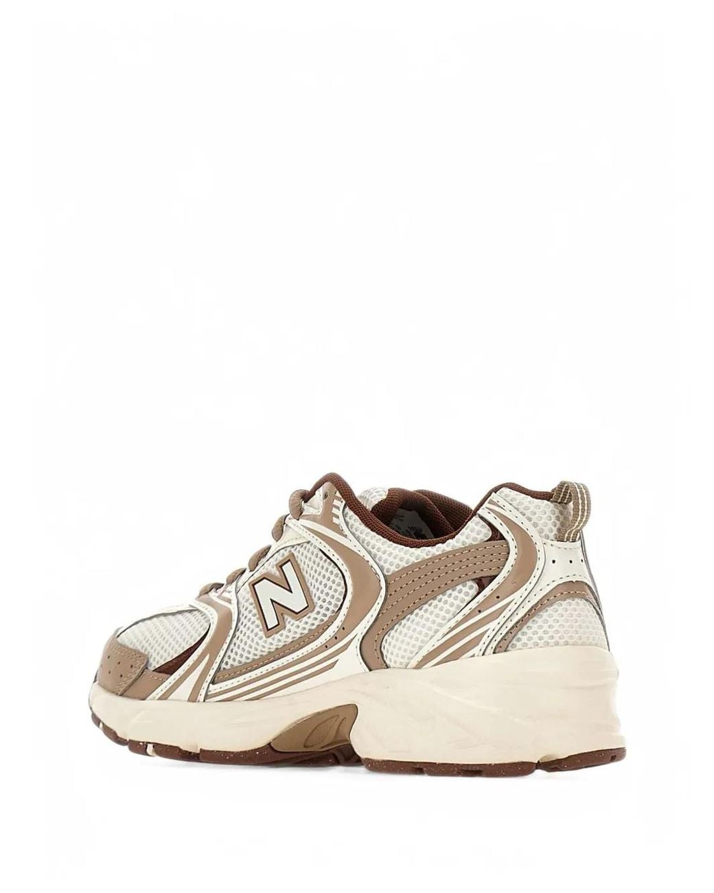 New Balance White 530 Mesh Sneakers