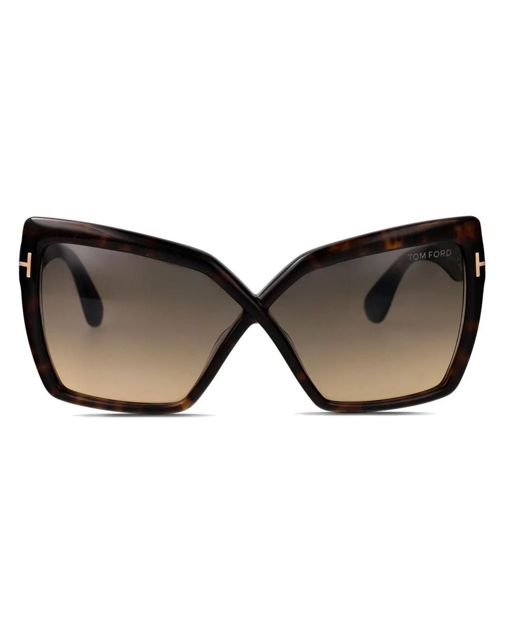 Tom Ford Brown Cat-Eye Frame Sunglasses