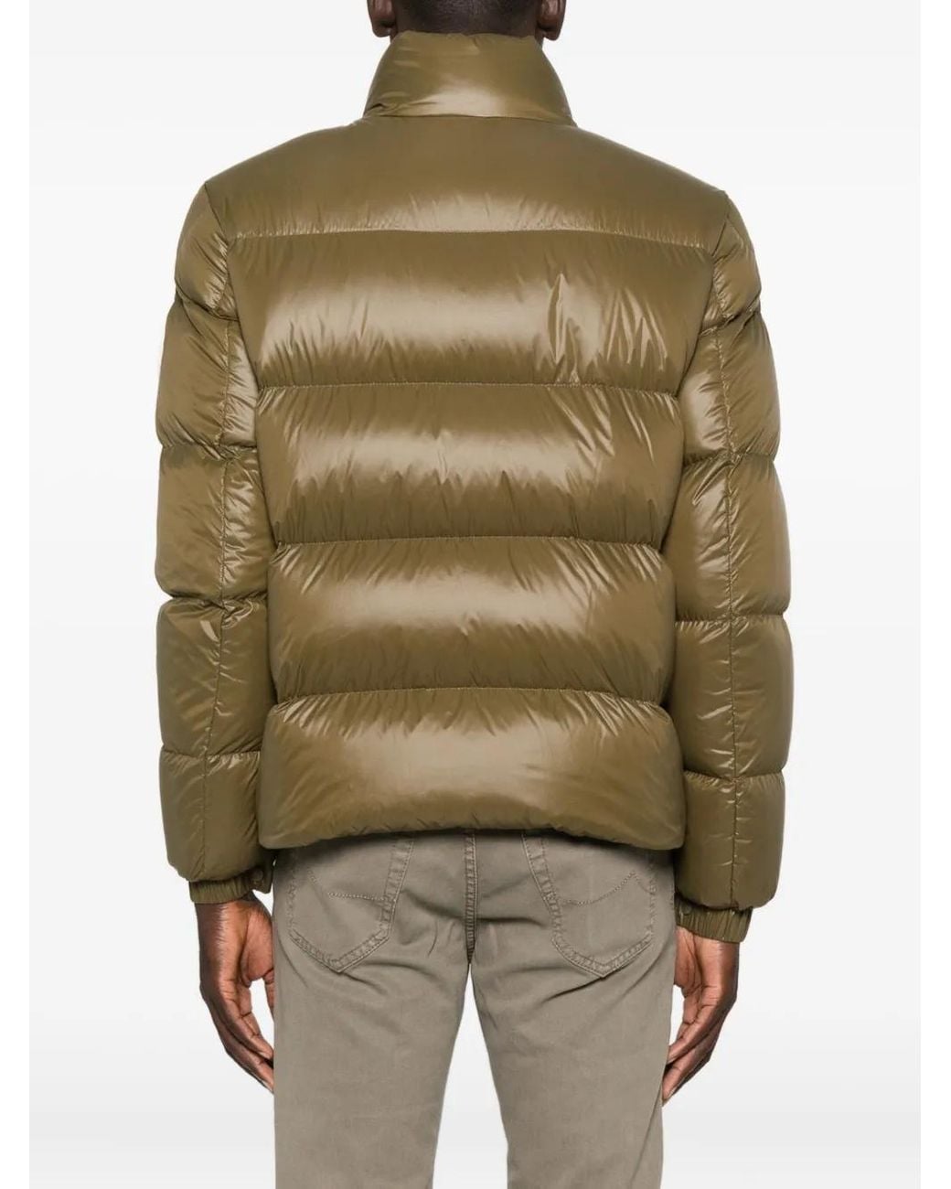 Moncler Green 'Tripiti' Short Down Jacket for men