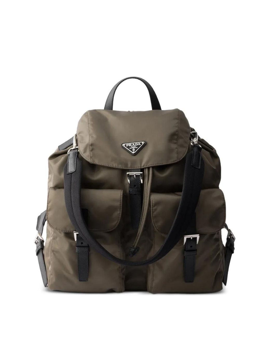 Prada Black Re-Nylon Backpack for men