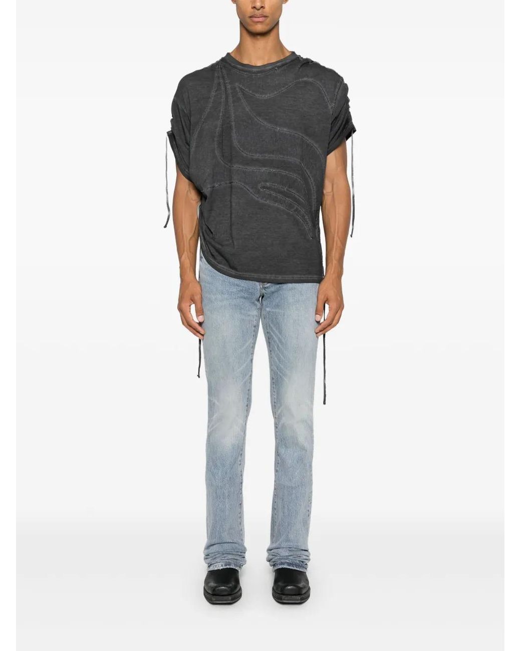 Purple Brand Blue P072 Super Stack Jeans for men