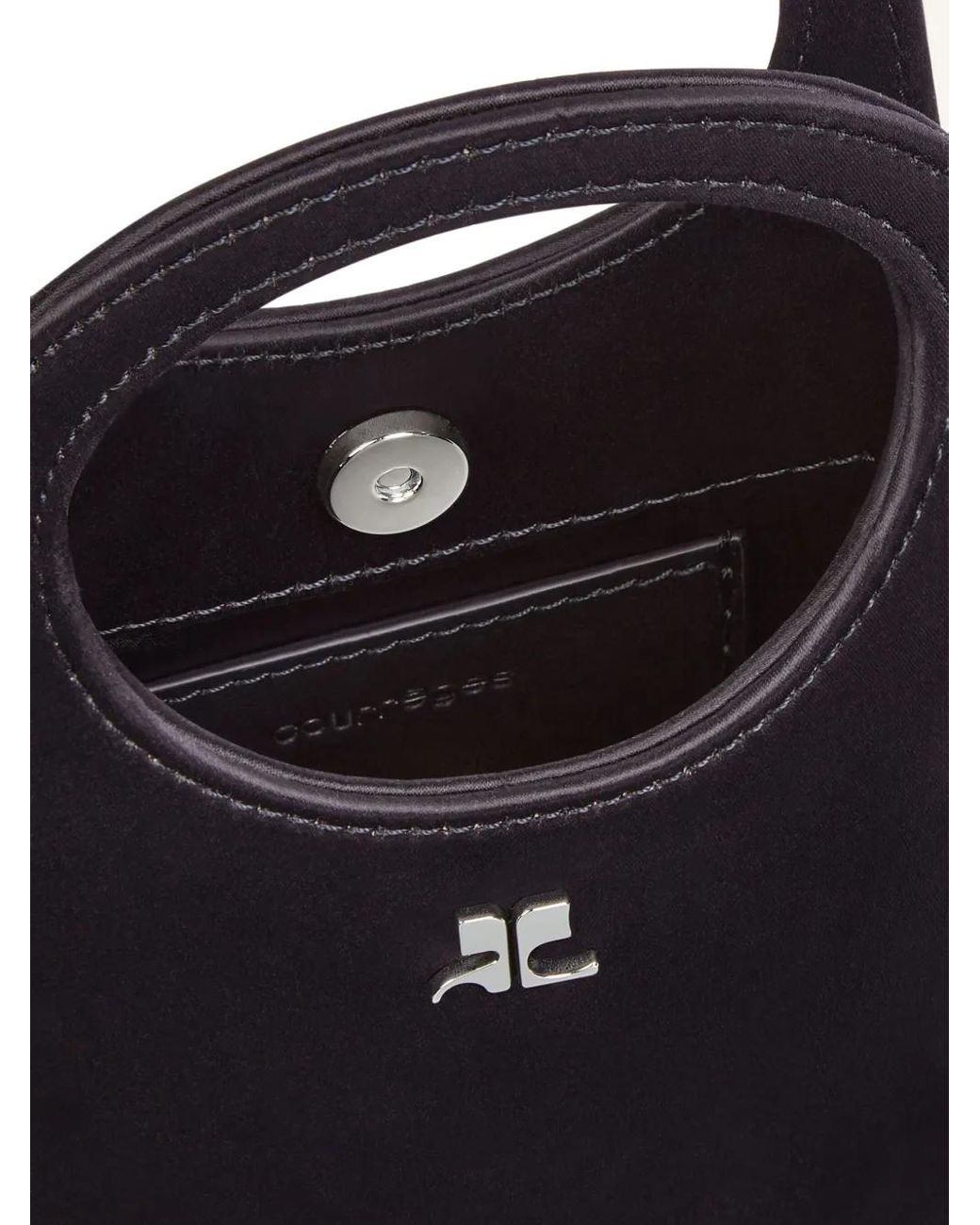 Courreges Blue Small Holy Tote Bag