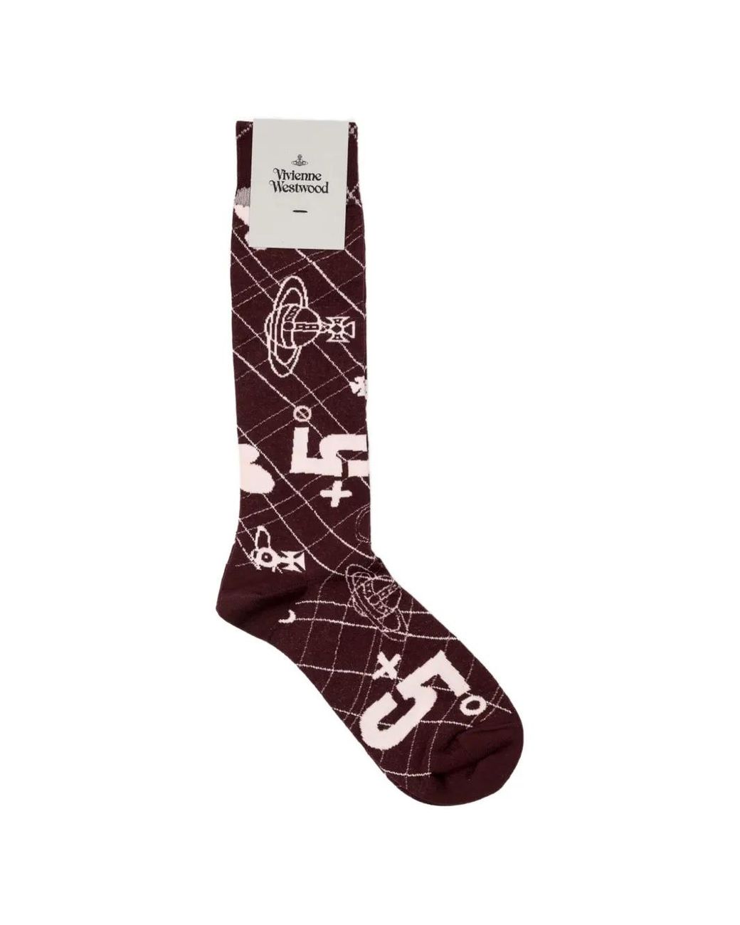 Vivienne Westwood Red Plus 5 Graphic-Print Socks