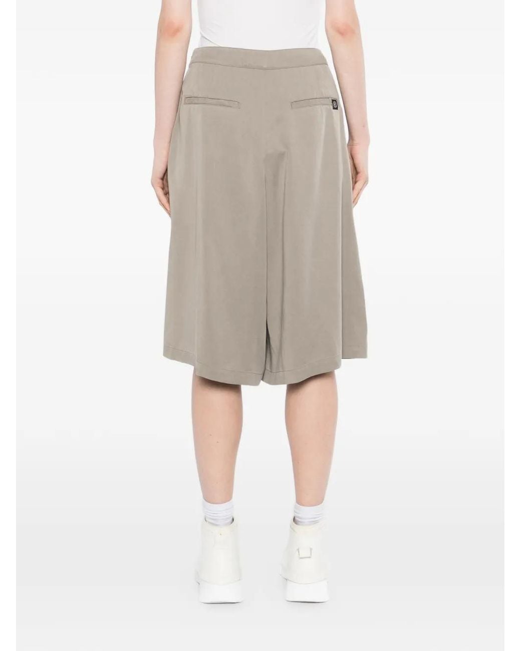 SPORT b. by agnès b. Gray Pleated Shorts