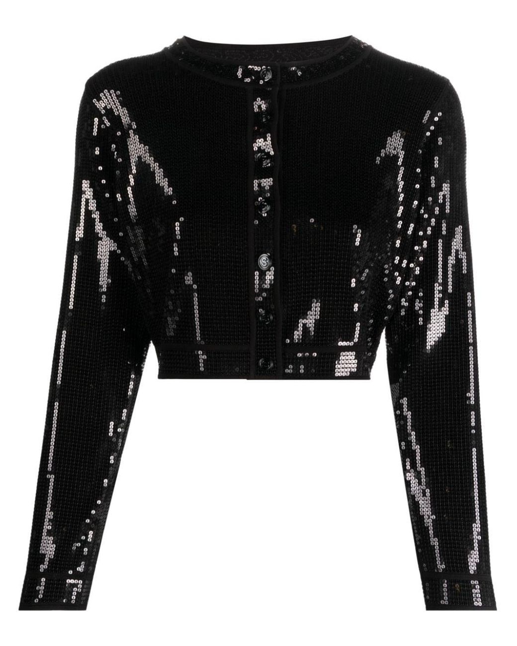 ★ODOR★ Twee crop cardigan in glitter black P0000GES ODOR] Twee crop cardigan in glitter black 正規品 韓国