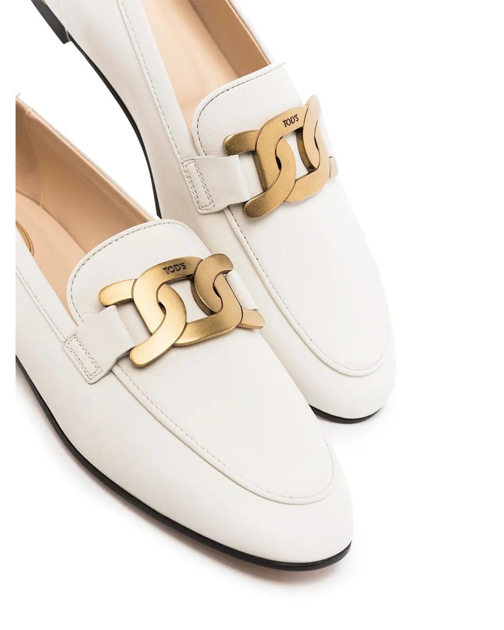 Tod's Flat Shoes White