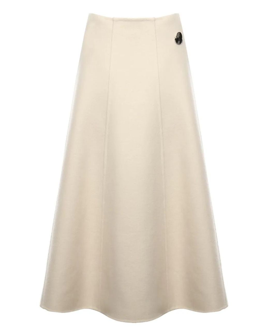 Moncler Natural X Jil Sander Logo-Patch Skirt