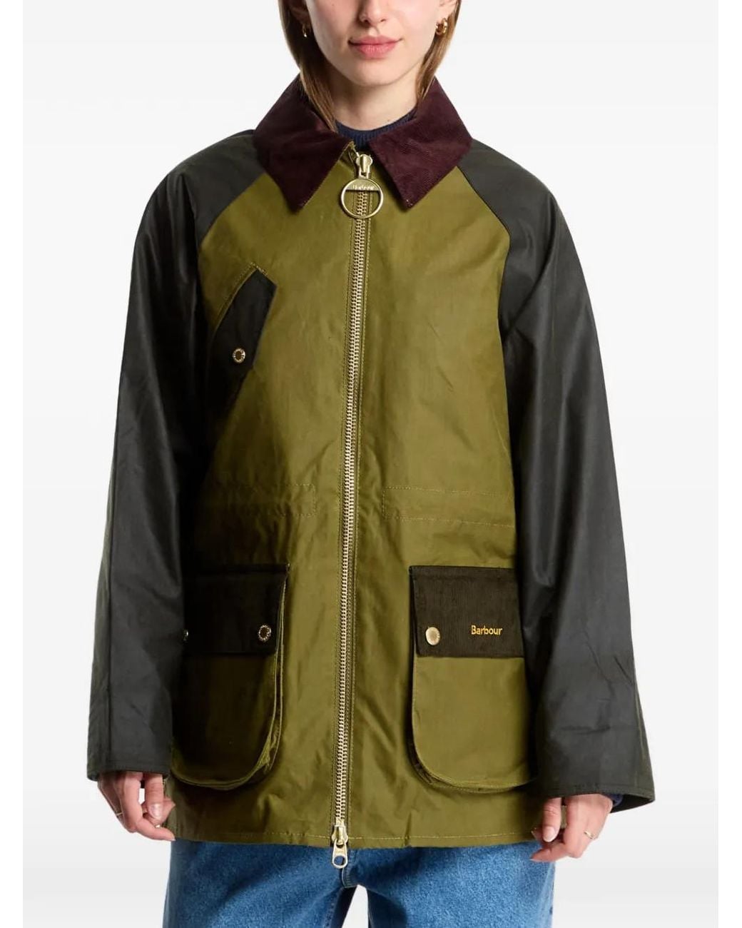 Barbour Green Treeton Waxed Jacket