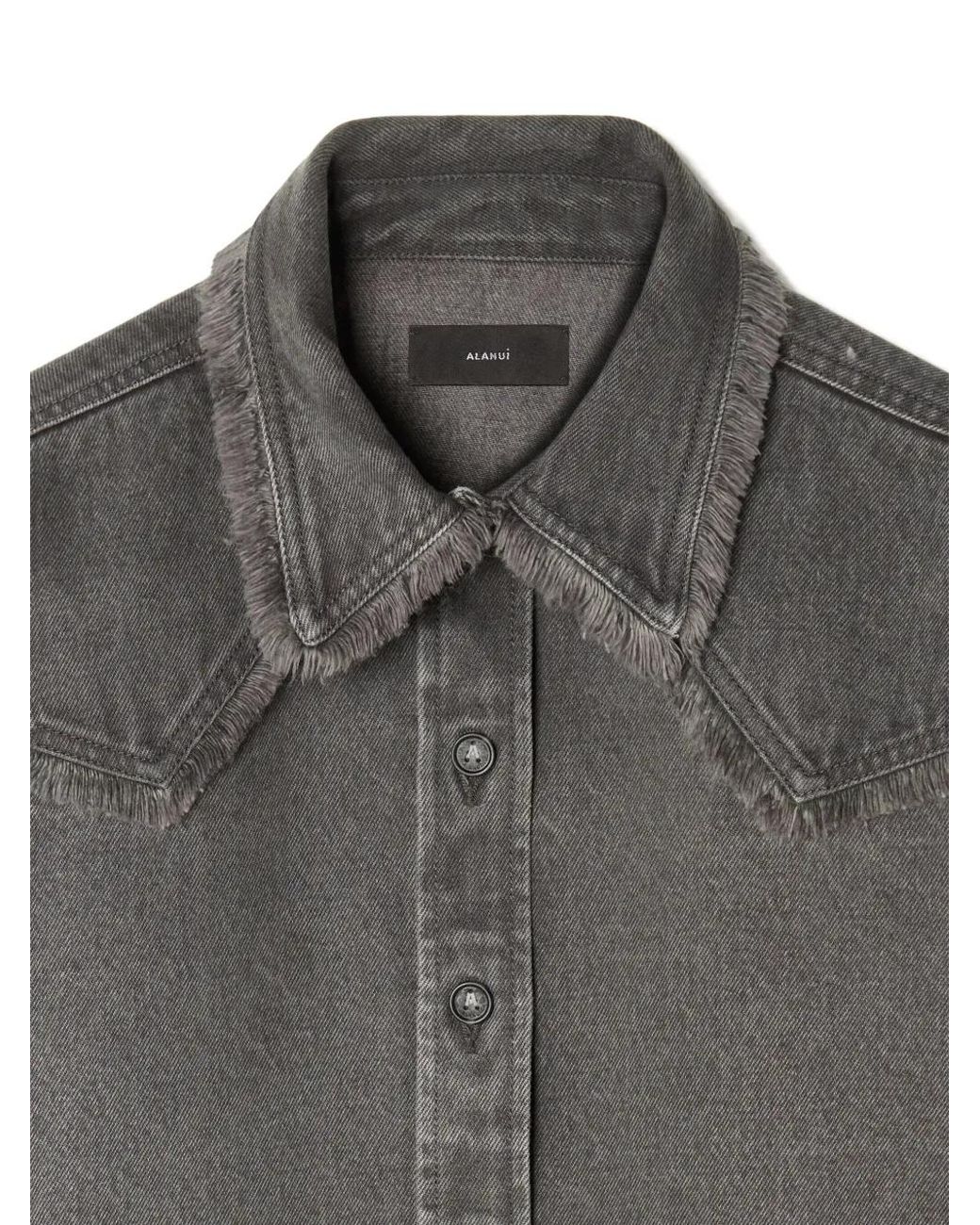Alanui Denim Blouse in het Gray