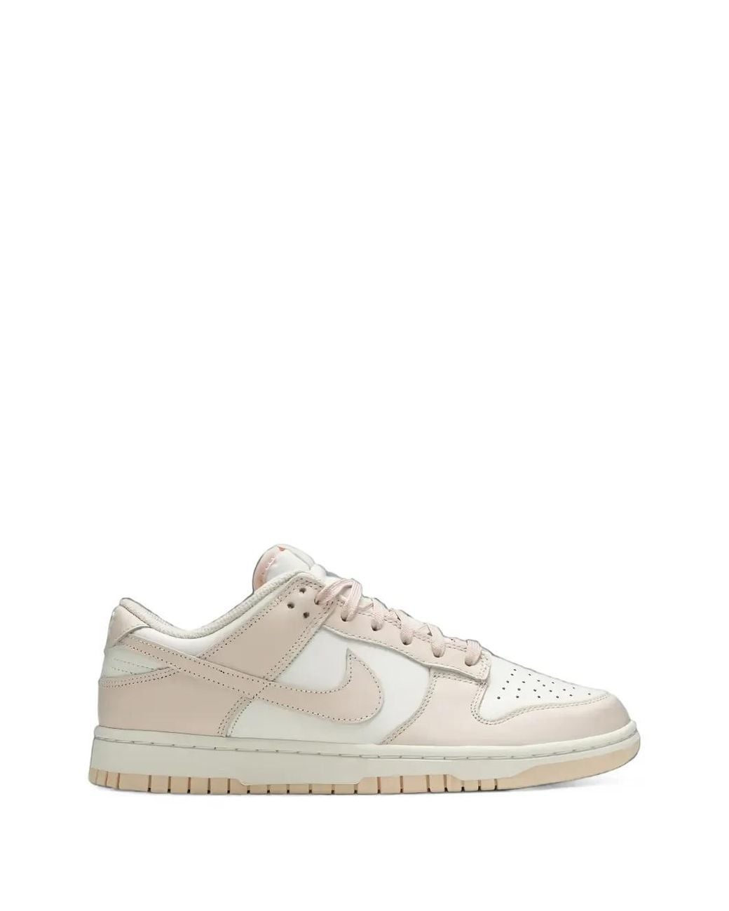 Nike White Dunk Low-Pearl Sneakers