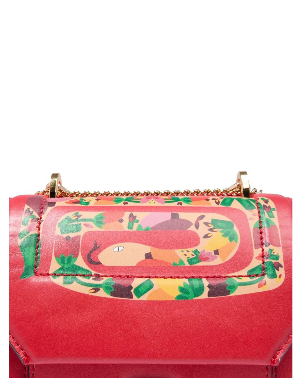 Lancel Red Ninon S Cross Body Bag